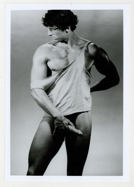Keith Warlock 1986 Handsome Muscleman Colt Studios 5x7 Jim French Gay Physique Nude Photo J11074