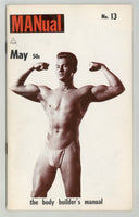 MANual #13 1960 Athletic Model Guild, Milo, John Haley 48pgs Sherwood Cartee, WPG Gay Physique Magazine M26439