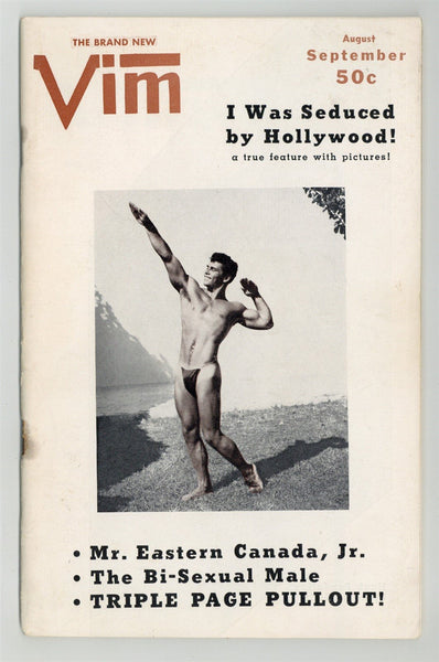 Vim 1959 Hugh Pendalton, Joey Krnjaich, Zaro Rossi 52pgs Gay Magazine M26474