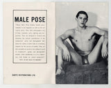 Male Pose #13 1958 Darte Distributors 24pgs Vintage Gay Beefcake Homophile Magazine M26479