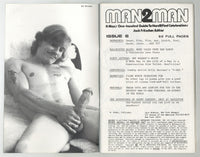Man2Man #6 Leathermen Raunchy Pulp 1981 Gay Magazine 56pg Smut Zine M26488