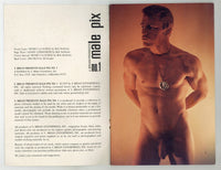 J. Brian Presents Male Pix #1 Walter Kundzicz, Champion Studio 52pgs Vintage Gay Male Pin Up Magazine M26499