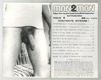 Man2Man #8 1981 Leathermen Raunchy Pulp Mansquared Publishing 60pgs Gay Magazine Leatherman Zine M26503