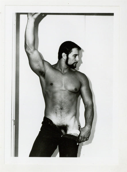 Turk 1980 Colt Studios Bulging Biceps Gorgeous Beefcake 5x7 Jim French Gay Nude Photo J11103