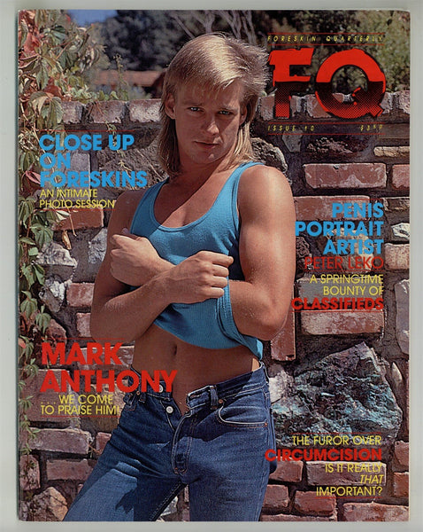 Foreskin Quarterly 1988 Mark Anthony, Vladimir Correa, Le Salon 68pgs Gay Magazine M26578