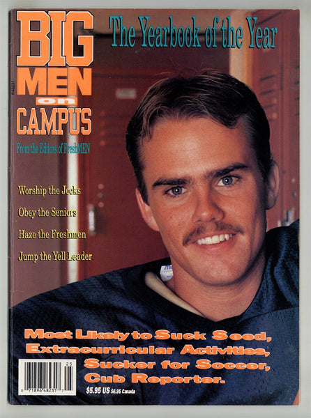 Big Men On Campus 1992 Drew Kelley, Scott Beaumont 84pgs Gay Pinup Magazine M26594