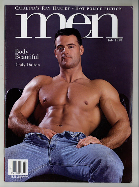 Men 1998 Cody Dalton, Erec Gray, Linden Davidson 90pgs Gay Pinup Magazine M26626