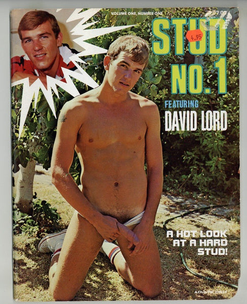 Stud V1#1 David Lord 1970 Gay Physique Pictorial 52pgs Vintage Homo Erotic Magazine M26641