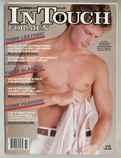In Touch 1981 Mike Kane, Boyd Turner 100pgs Tom Of Finland Gay Magazine M26703