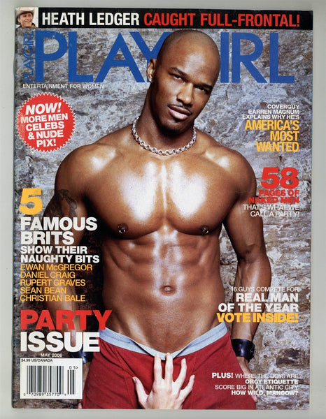 Playgirl 2006 Heath Ledger, Clark Houston 98pgs Beefcake Hunks Gay Pinup Magazine M26715