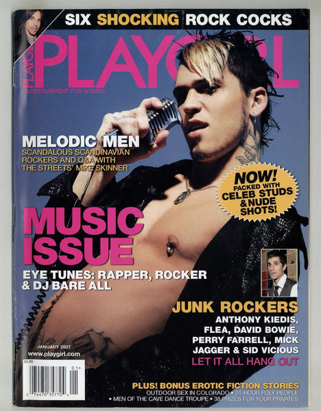 Playgirl 2007 Marcus London, Romeo 98pgs Beefcake Hunks Gay Pinup Magazine M26717