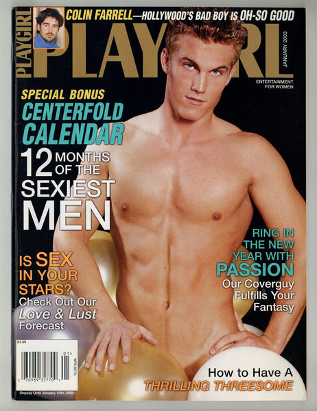 Playgirl 2003 Daniel Jacob 98pg Buff Beefcake Hunks Gay Physique Magazine M26726