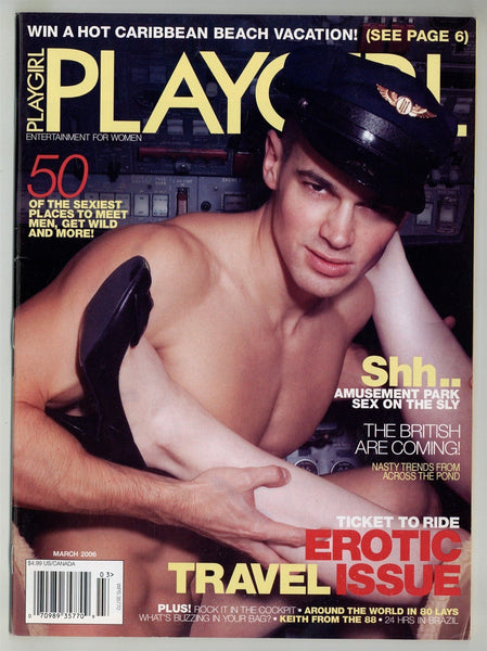 Playgirl 2006 Rob Metts, Dave Sorsoli 98p Beefcake Hunks Gay Pinup Magazine M26741