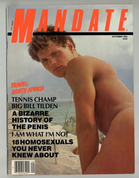 Mandate 1985 Kristen Bjorn Beefcakes 98pgs Vintage Gay Pinup Magazine M26749