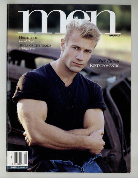 Men 1999 Nick Russell, David Hopp, Michael Fox 82pgs Gay Pinup Magazine M26764