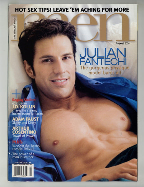 Men 2006 Julian Fantechi, Adam Faust, Arthur Cosentino 82pgs Gay Pinup Magazine M26770