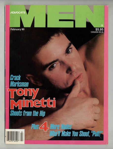 Advocate Men 1990 Brad Mitchell Tony Minetti Sid Brine 100pg Gay Pinup Magazine M26776