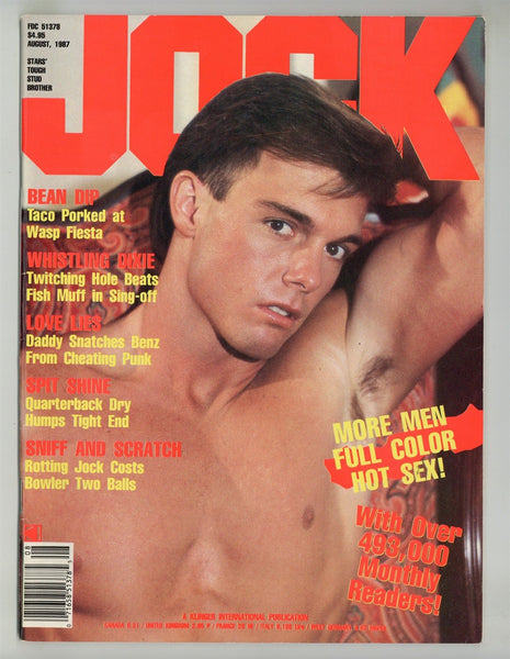Jock 1987 David Golden, Sergio Rutello 98pgs Catalina Video Gay Pinup Magazine M26801