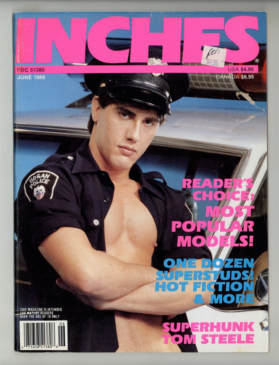 Inches 1989 Tom Steele, Ken Canton 100pg Tony Lamas Gay Pinups Magazin ...