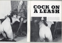 Cock On A Leash 1979 Dominant Female Pulp Fiction Pictorial 48pgs Assertive Woman BDSM Magazine M26944