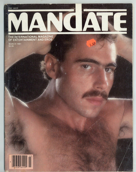 Mandate 1981 Target, Len Tavares, Colt Studios 80pg Roy Blakey Vintage Gay Magazine M26989