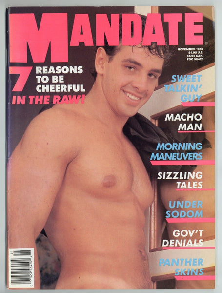 Mandate 1989 Cityboy, Kristen Bjorn, Cal Stephens 98pgs Terry Studio Gay Pinup Magazine M26990