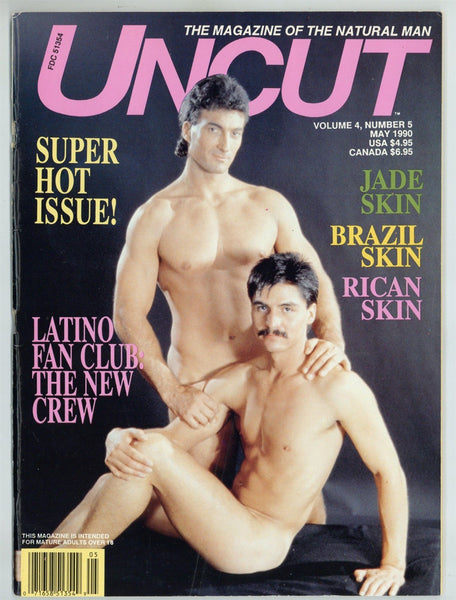 Uncut 1990 Frank Strong, Latino Fan Club, Terry Studio 84pgs Gay Magazine Hunks M26992
