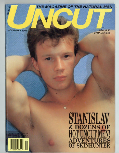 Uncut 1991 Stanislav, Bel-Ami, Robert Flores, Jim Moss 100pg Gay Pinup Magazine M26997