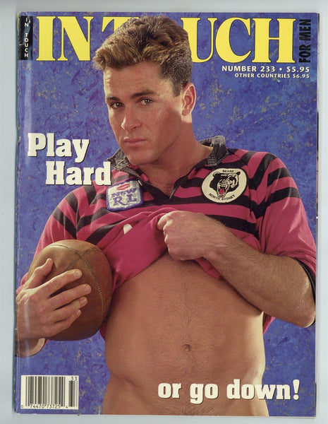In Touch 1996 Dillon Coulter, Max Bigelow, Mike Harris 100pg Gay Pinup Magazine M28032