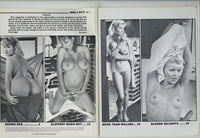 Boobs And Butts Premiere Issue 1987 Danielle Martin 9p Four Solo Women 40pgs Marquis Magazine M28067