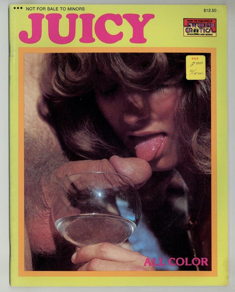 Juicy 1979 Busty Big Boobs Leggy Woman Hard Sex 36pgs Swedish Erotica Magazine M28068