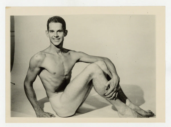 Billy Flynn 1950 Beefcake Hunk John Palatinus/Courtny 5x7 Vintage Gay Physique Nude Photo J11044