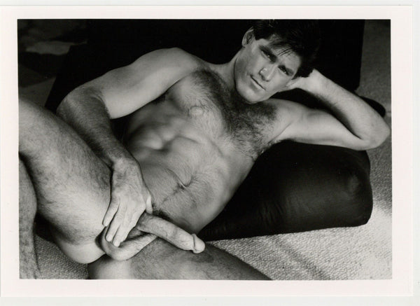 Mike Timber 1994 Hairy Beefcake Hunk Colt Studios 5x7 Jim French Sexy Physique Gay Nude Photo J11166