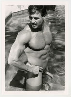 Cal Sinclair 1989 Gorgeous Muscular Built Beefcake Colt Studio 5x7 Jim French Gay Nude Photo J11176