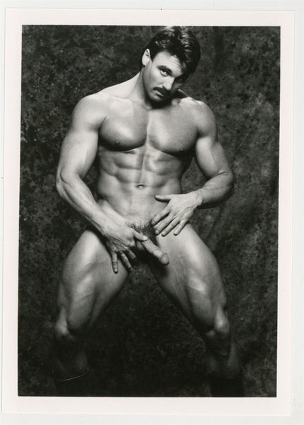 Cal Sinclair 1989 Sexy Flirty Beefcake Colt Studio 5x7 Jim French Gay Physique Nude Photo J11178