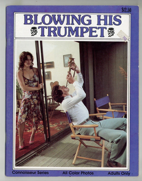 Blowing His Trumpet 1976 Hot Brunette Hard Sex 40pg Connoisseur Magazine M28198