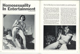 Ecce Homo 1973 Teddy Boy Beefcakes 64pgs Academy Press Vintage Gay Magazine M28203