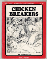 Chicken Breakers by Stuart Rowen 1975 Sean John Klamik Illustrated Pulp Fiction 50pg Surree Ltd Gay Magazine M28219