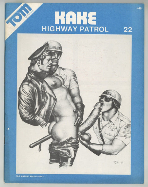 Tom of Finland Kake Highway Patrol #22 1980 DFT Publishing, Amsterdam 32pgs Vintage Gay Comics M28220