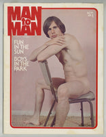 Man To Man 1973 Gay Lifestyle Beefcakes 48pgs Vintage Magazine M28221