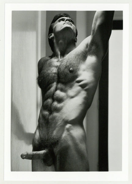 John Pruitt 1988 Hairy Muscleman Beefcake Colt Studios 5x7 Gay Physique Jim French Nude Photo J11180