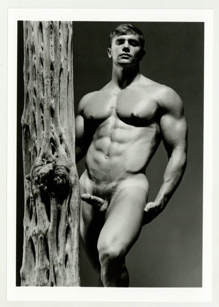 John Pruitt 1988 Muscular Beefcake Hunk Colt Studios 5x7 Gay Physique Jim French Nude Photo J11182