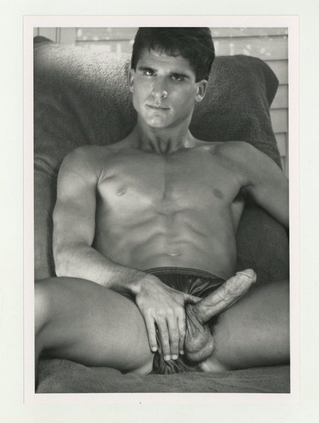 Peter Meers 1989 Serious Sexy Stare Colt Studio Model 5x7 Jim French Gay Nude Photo J11188
