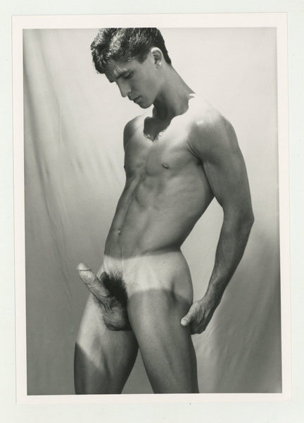 Peter Meers 1989 Slim Physique Hunk Colt Studio 5x7 Tan Lines Jim French Gay Nude Photo J11192