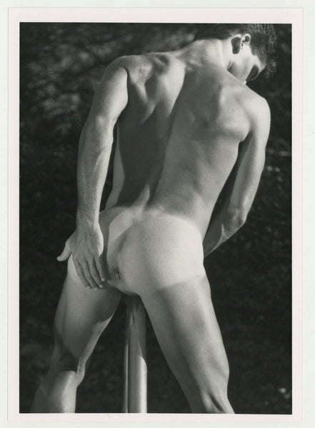 Peter Meers 1989 Slim Physique Rear View Ass Bum Colt Studio 5x7 Tan Lines Jim French Gay Nude Photo J11193