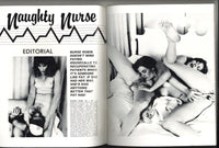 Naughty Nurse 1984 Leggy Lesbians w/Sex Toys 48pg Nurse Uniform, Magcorp Publ Magazine M28277