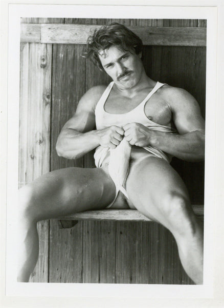 Corky Sexton 1981 Muscular Beefcake Hunk Colt Studio 5x7 Jim French Gay Nude Photo J11242