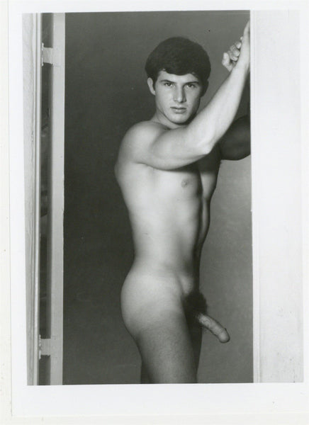 Nino Scappa 1980 Tall Dark Beefcake Hunk Colt Studio 5x7 Vintage Gay Nude Photo J11232