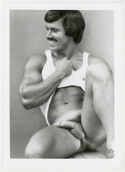 Corky Sexton 1981 Handsome Smiling Hunk Colt Studio 5x7 Jim French Gay Nude Photo J11241