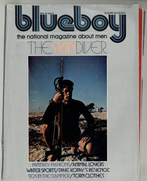 Blueboy 1976 David Vance, Roy Dean Beefcake Pinups 96pgs Gay Magazine M28353